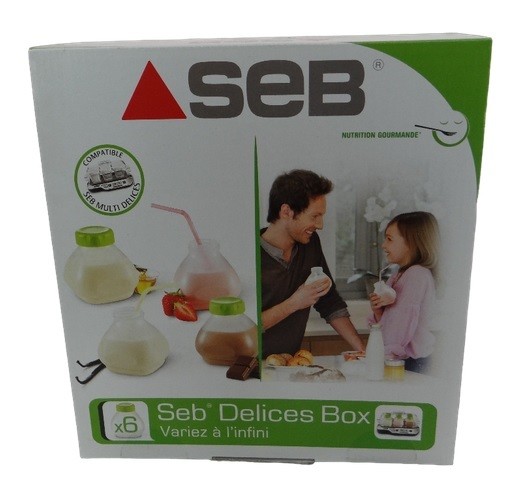 Accessoires yaourtière Seb DELICES BOX POTS YAOURTS X6