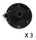 Kit de 3 boutons de rglage pour mini four lectrique Delonghi EO40123.S