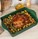 Plat  four Cookut ajustable avec sparateur brevet ultra lger - vert fougre