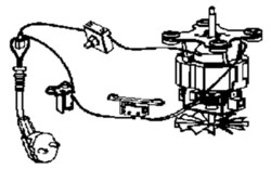 Ensemble moteur centrifugeuse Frutelia Plus de Moulinex JU420D10/MR0