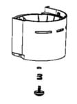 Porte-filtre bleu pour cafetière Moulinex Uno FG1214F0/9QA