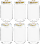 Lot de 6 pots  miel 385 ml Le Parfait