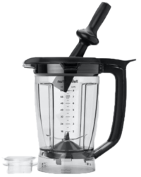 Bol mixeur de 1850 ml avec poussoir et lame pour Nutribullet Blender