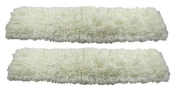 Lot de 2 serpillres microfibre pour balai steam mop vaporetto polti