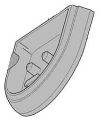 Bac d'gouttage pour machine expresso Delonghi EC785