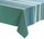 Nappe recycle raye paon / verte Yuna 170 x 250 cm Winkler