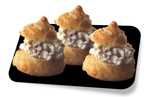 Profiteroles au fromage frais