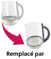 Verseuse en verre pour thire Riviera & Bar BTH360 - couleur selon arrivage