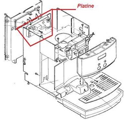 platine pour machine  caf Nespresso Magimix M300