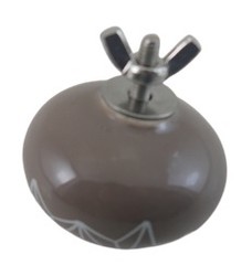 MISMJCP37-01 : Poign�e c�ramique g�om�trique