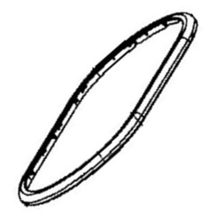 Bague sup�rieure chrom�e pour machine � glaces Moulinex Dolci MJ60