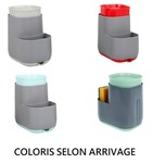 Distributeur de savon avec porte ponge de marque Bonjour-Bonjour - coloris selon arrivage