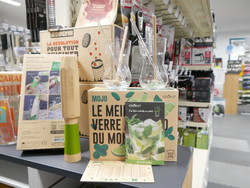 Kit meilleurs  verre  mojito avec pilons individuels de marque Cookut