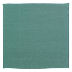 Serviette de table recycle paon / vert Yuna 50 x 50 cm Winkler