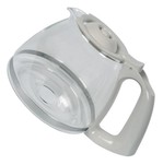 Verseuse en verre + couvercle gris chaud pour cafetire filtre Tefal Morning CM2M0B10