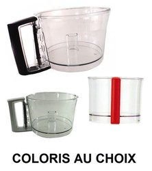 Bol ou cuve pour robot Magimix Compact 3150, 3200 ou 3200XL : NOIR - BLANC ou ROUGE