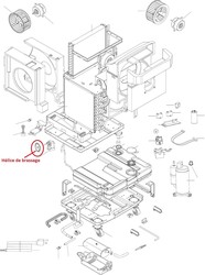 hlice de brassage pour climatiseur mobile Delonghi PAC WE