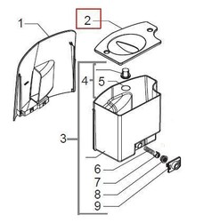 couvercle de rservoir pour robot caf Talea de Saeco
