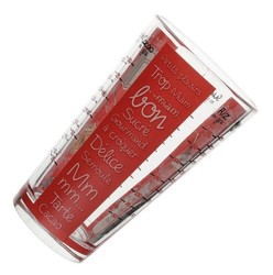 Verre doseur gradu 450 ml en verre