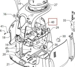 microswitch interrupteur pour robot caf  Xsmall de Saeco