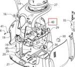 microswitch interrupteur pour robot caf  Xsmall de Saeco