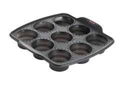 moule  muffins Tefal Crispybake en silicone platinium rtractable