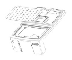 Couvercle suprieur pour robot caf Delonghi Cappuccino ECAM23.460