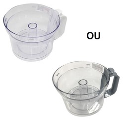 Bol principal du robot multipro compact kenwood : bol au choix suivant la couleur (gris ou blanc)