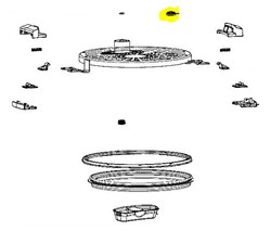 Vue clate partielle Cookeo Infinity Moulinex - rflecteur mtallique