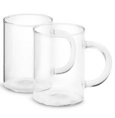 Tasses en verre pour cafs longs Delonghi