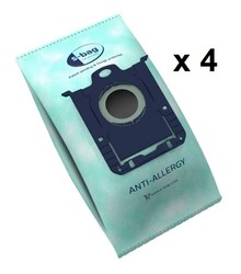 Lot de 4 sacs S-bag anti-allergy E206S pour aspirateur traneau Electrolux Pure D8 PD82 - D9 PD91