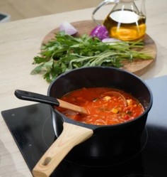 Duo de 2 ustensiles Cookut louche et cuill�re en bois de h�tre - NOIR