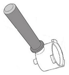 Poigne porte-filtre pour machine expresso Delonghi EC785.AE EX:4