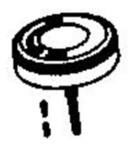 Bouton variateur noir pour aspirateur tra�neau Rowenta Power XXL RO31