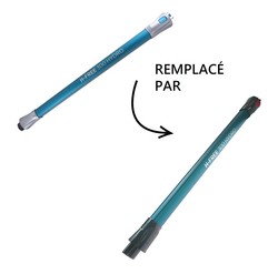 Tube d'aspiration bleu pour aspirateur balai H-Free 300 HF322 Hoover