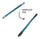 Tube d'aspiration bleu pour aspirateur balai H-Free 300 HF322 Hoover