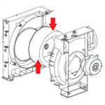 Moteur du ventilateur pour climatiseurs Delonghi