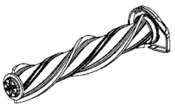 Brosse rotative blanche pour aspirateur Rowenta X-PERT 7.60