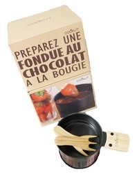 Fondue  chocolat  la bougie pour 2 personnes de marque Cookut