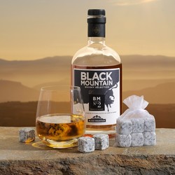 Sachet de 6 glaons en granit bleu On the Rocks