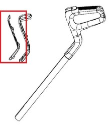 Cache avant de la poign�e pour aspirateur laveur Rowenta X-Clean 5 et X-Clean 7