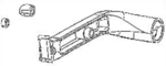 Support de poigne gauche pour grill viande Inicio Compact GC270D10