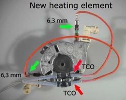 Fusible chaudire pour robot caf FEB Delonghi - cosses de 6,3 mm