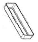 Bac de rangement des accsessoires pour machine  caf expresso Riviera &amp; Bar CE837A