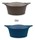 L'Incroyable cocotte ovale 33 cm Cookut compatible tous feux : taupe ou bleu myrtille