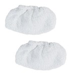 Lot de 2 bonnettes en coton pour nettoyeur vapeur Vaporetto Polti 