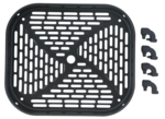 Grille de cuisson avec patins pour friteuse sans huile Tefal Easy Fry Infrared EY831GE0