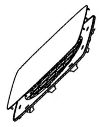 Capot suprieur pour friteuse air fryer Moulinex Easy Fry Dual Flex EZ9228F0 - EZ922DF0