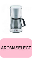 Cafetières KF1 AromaSelect de BRAUN