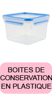 Les boites de conservation en plastique - toutes marques